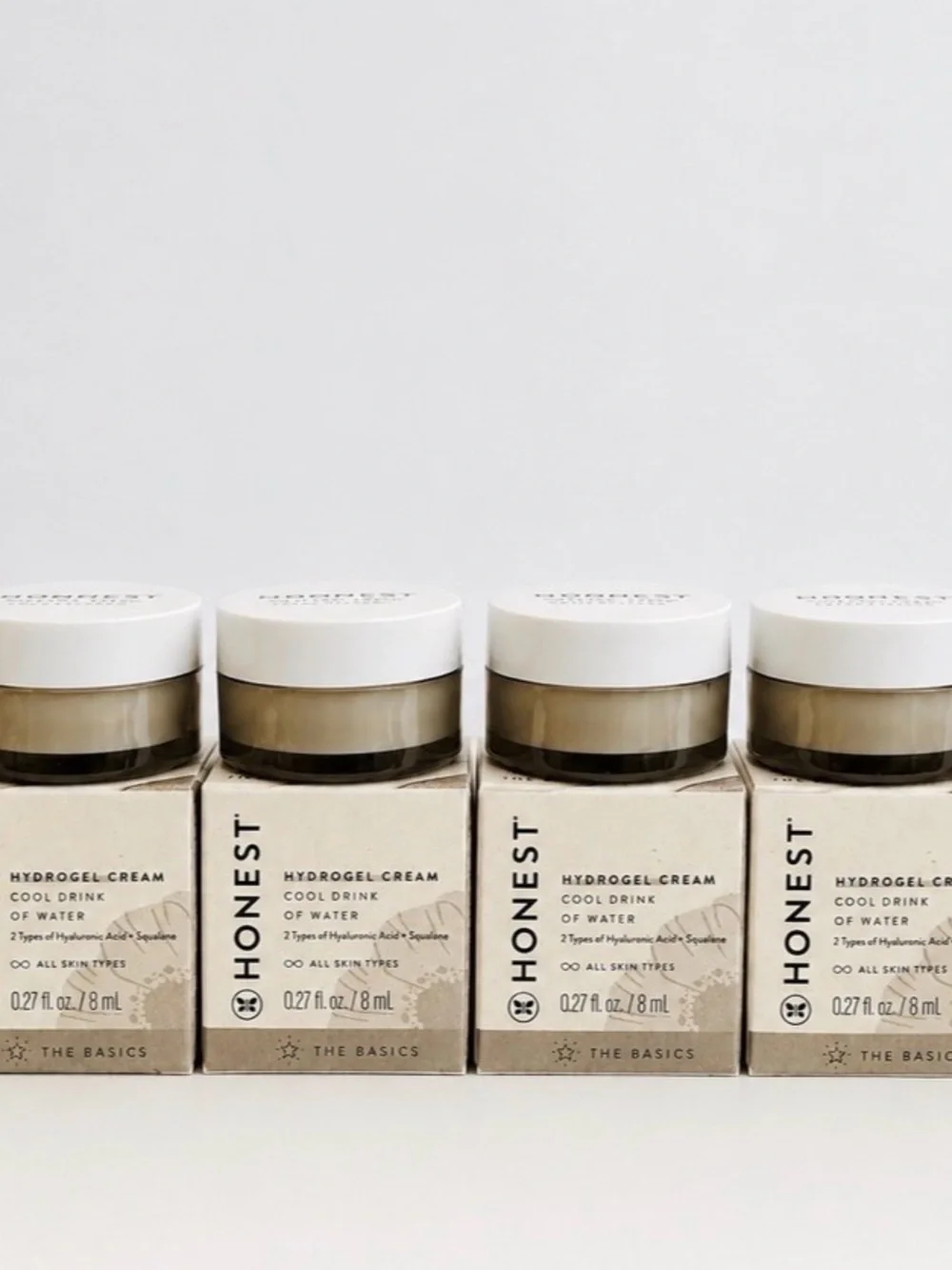 Honest Beauty Hydrogel Cream Mini Size 8ml / 0.27oz each (6pcs)